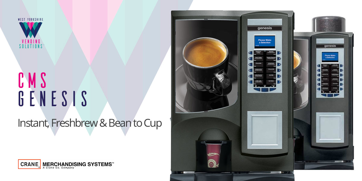 CMS Genesis table top vending machine available to rent or buy in Leeds