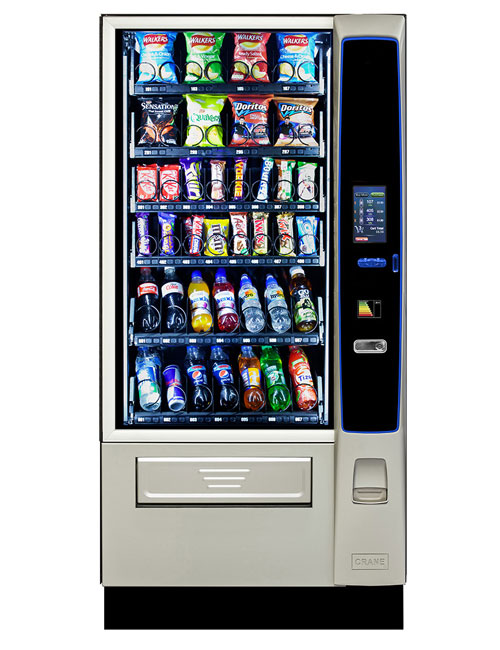 CMS Merchant Media snack and chilled drinks vending machine