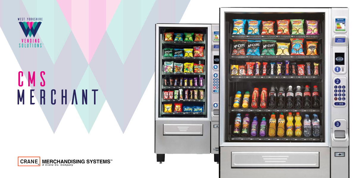 CMS Merchant confectionary and chilled drinks vending machine