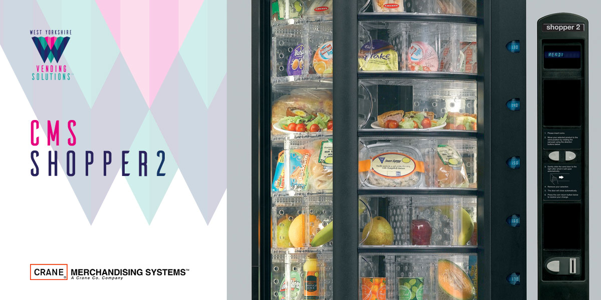 CMS Shopper 2 refrigerated fresh food vending machine